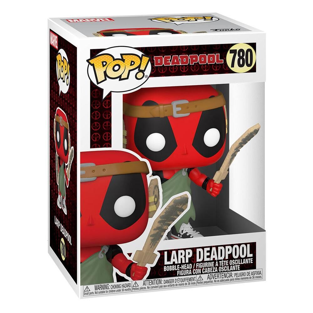 Marvel Deadpool 30th Anniversary POP! Vinyl Figur Nerd Deadpool 9 cm