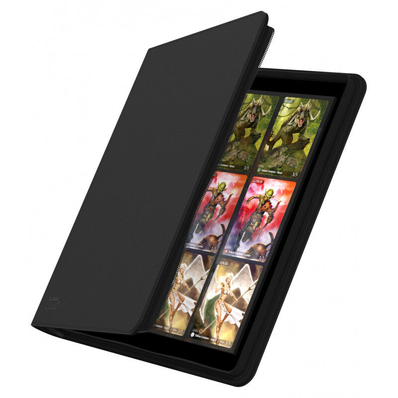 Ultimate Guard Ordner QuadRow ZipFolio 480 - 24-Pocket XenoSkin Schwarz