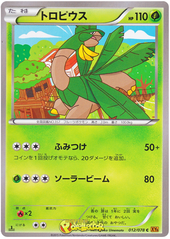 Tropius - XY6 012/078 - JP