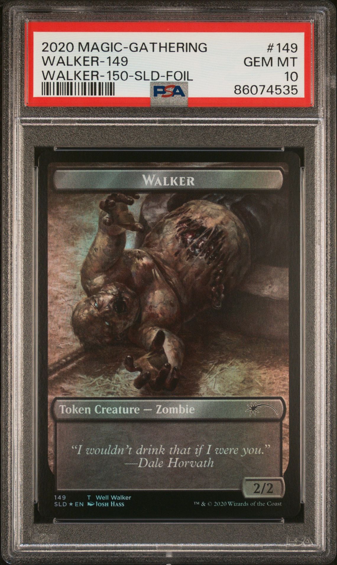 2020 MAGIC THE GATHERING SECRET LAIR DROP 149 WALKER-149/WALKER-150 FOIL - PSA 10 GEM-MT