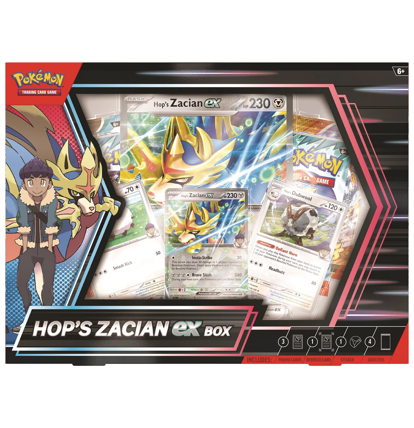 Pokémon TCG: Hop's Zacian ex Box - EN