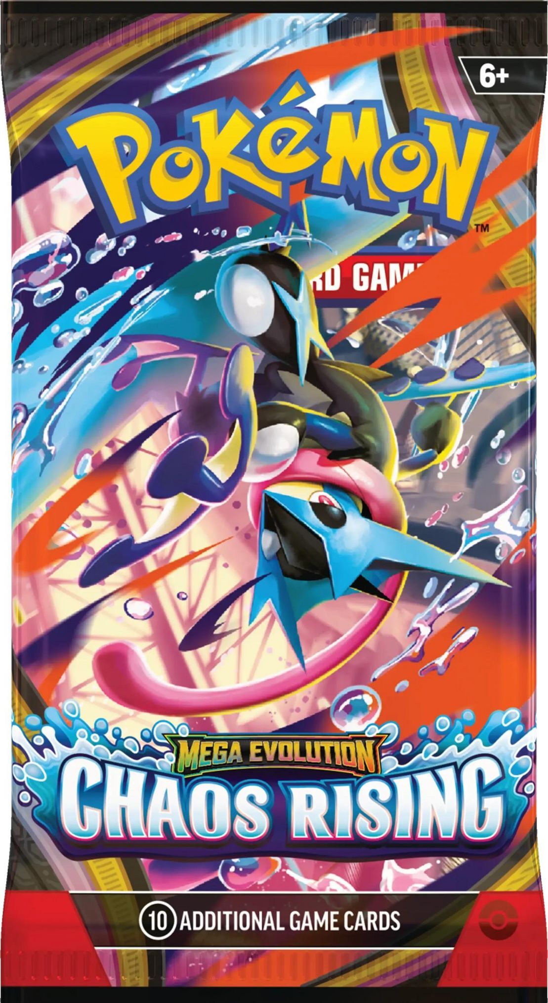 Pokémon TCG: Mega Evolution (ME04) - Chaos Rising 1 Random Booster Pack (10 Cards) - EN