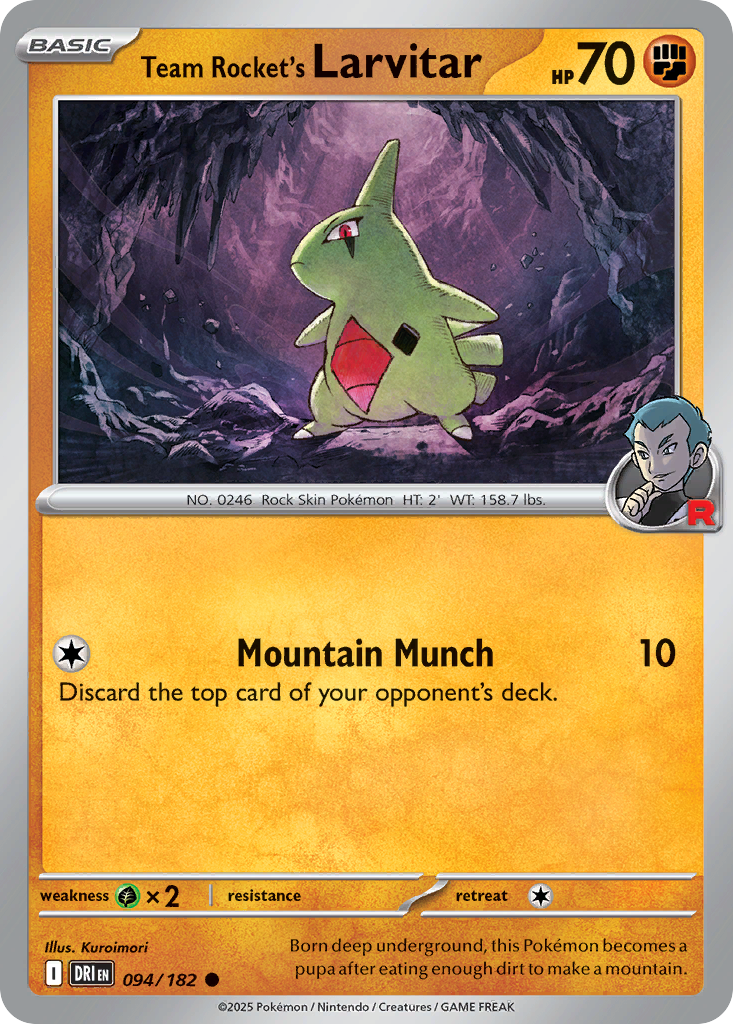 Team Rocket’s Larvitar - 094/182 - EN