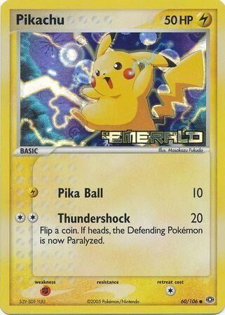 Pikachu - 60/106 - Reverse Holo - EN Pikachu - 60/106 - Reverse Holo - EN