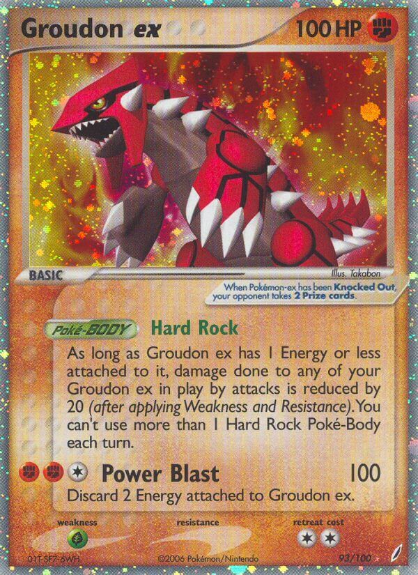 Groudon ex - 93/100 - EN