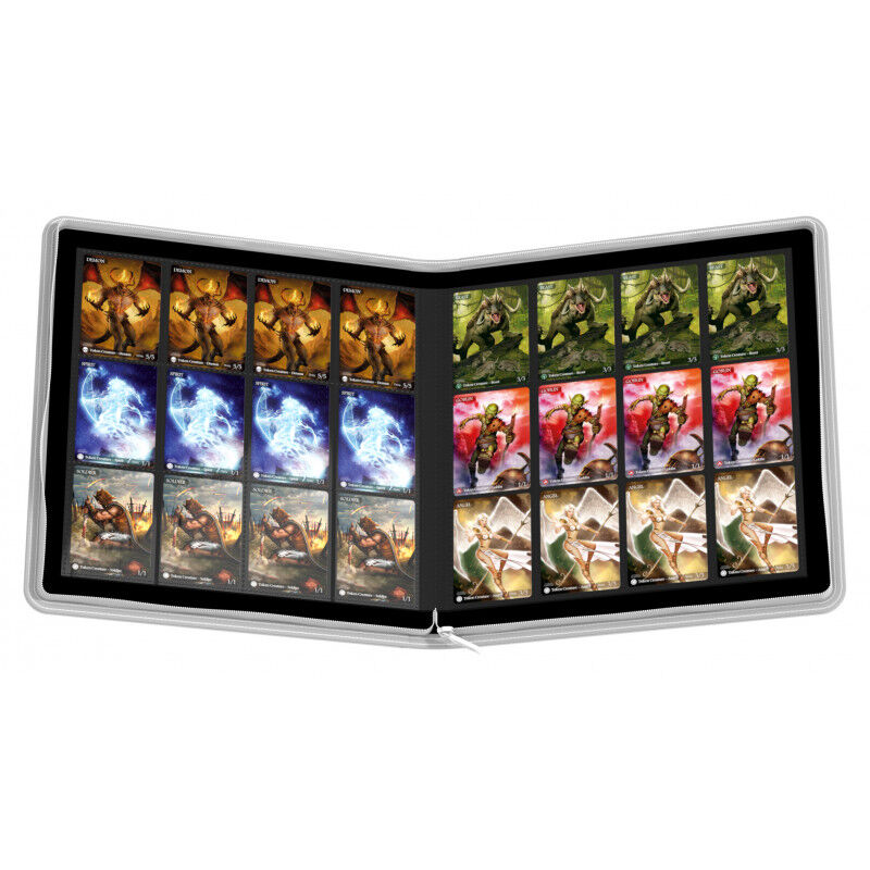 Ultimate Guard Ordner QuadRow ZipFolio 12-Pocket XenoSkin Weiss