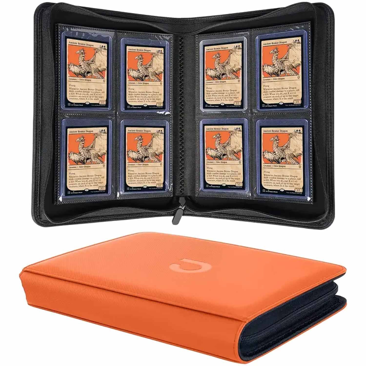 Toploader Binder Order Orange (4-Pocket)