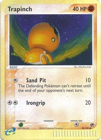 Trapinch - 82/100 - Reverse Holo - EN Trapinch - 82/100 - Reverse Holo - EN