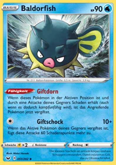 Baldorfish 051/202 - Pokémon TCG