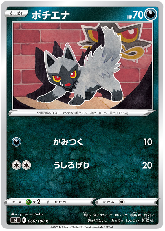 Poochyena - s4 066/100 - JP