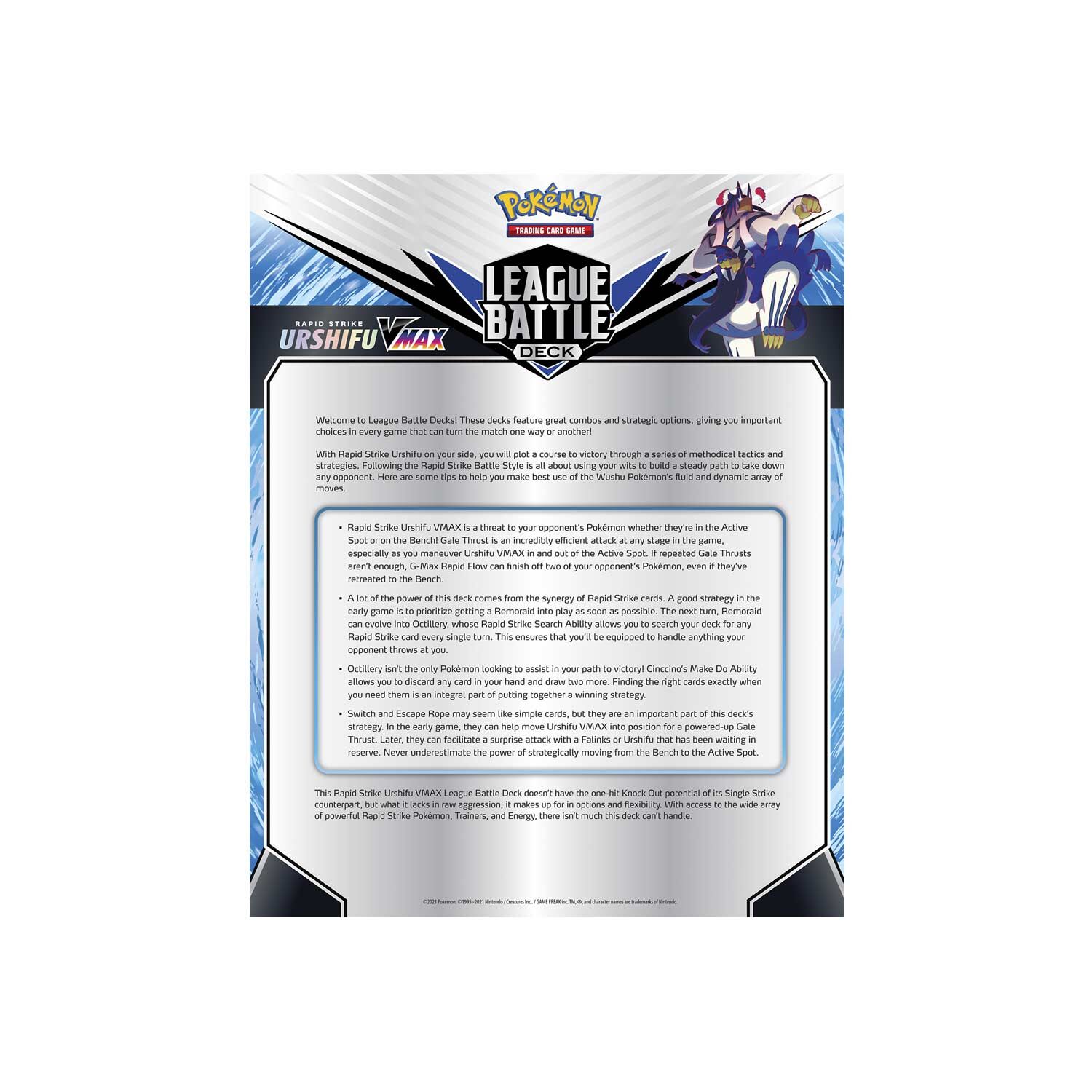 Pokémon League Battle Deck Rapid Strike Urshifu VMAX - EN