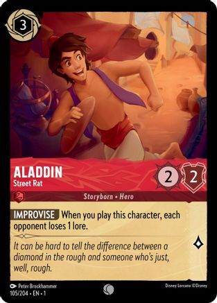 Aladdin - Street Rat - 105/204 - EN Aladdin - Street Rat - 105/204 - EN