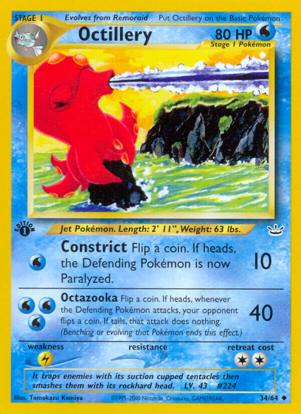 Octillery - 34/66 - 1st Edition - EN