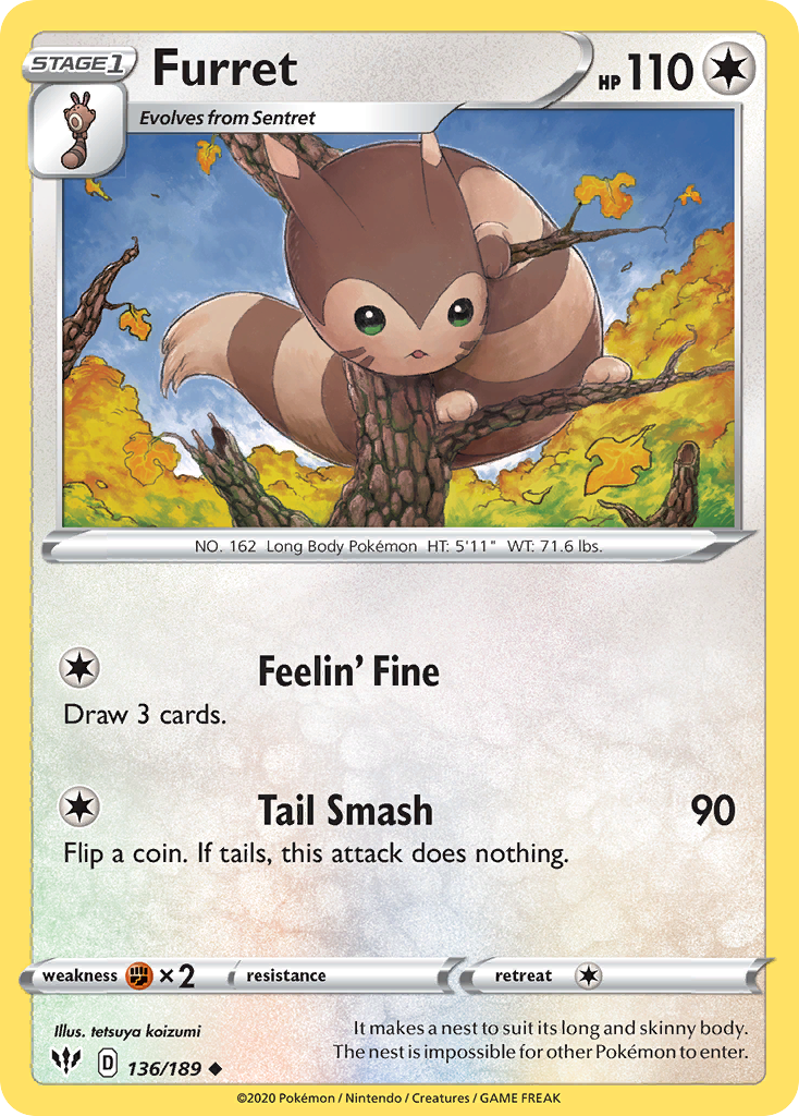 Furret - 136/189 - EN