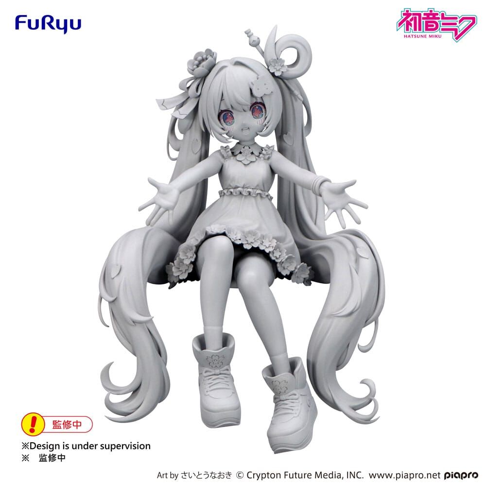 Hatsune Miku Noodle Stopper PVC Statue Hatsune Miku 10th Anniversary 14cm