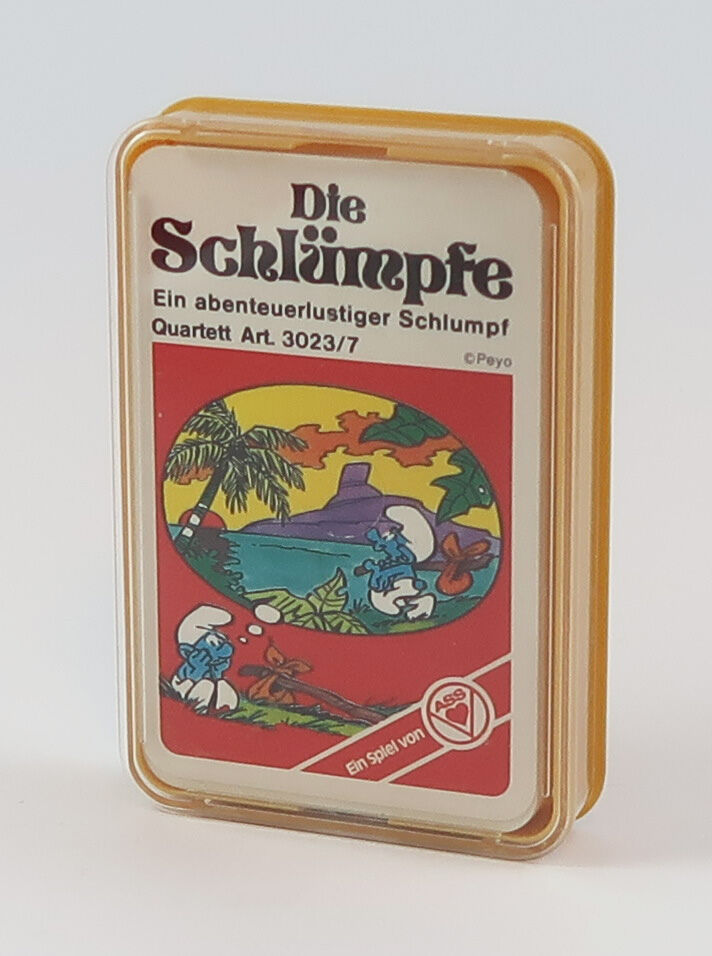 schluempfe_quartett_box Schlümpfe Quartett