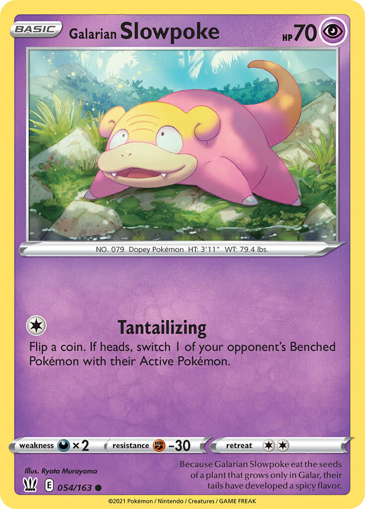 Galarian Slowpoke - 054/163 - EN Galarian Slowpoke - 054/163 - EN