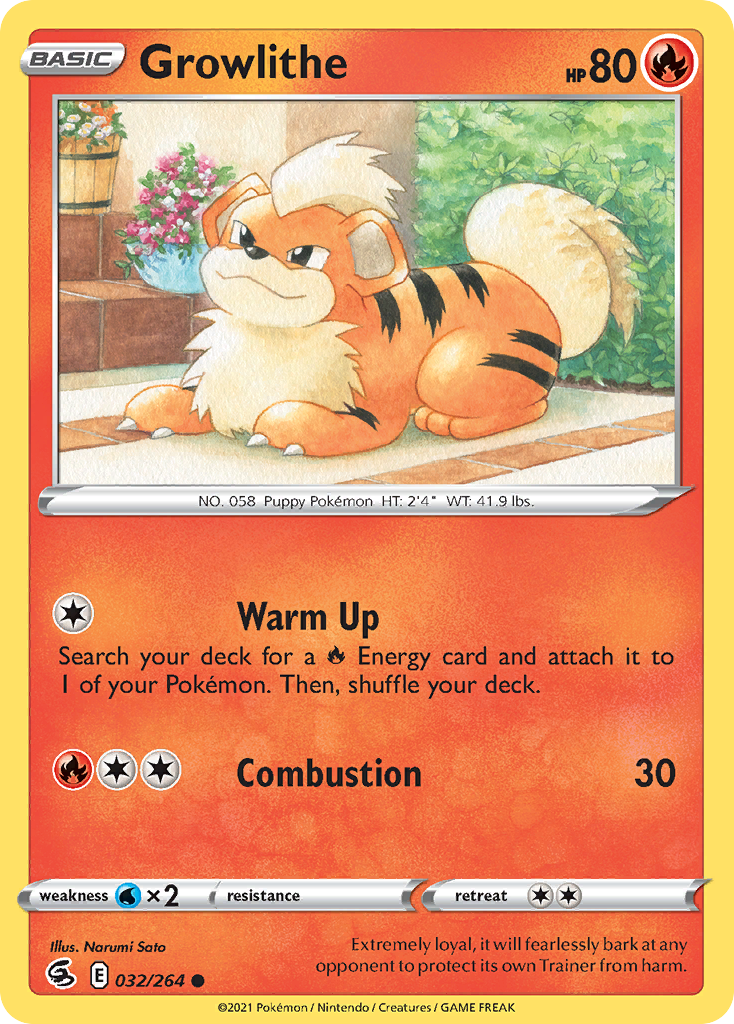 Growlithe - 032/264 - EN Growlithe - 032/264 - EN