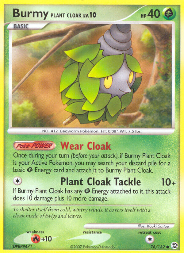 Burmy Plant Cloak - 78/132 - EN Burmy Plant Cloak - 78/132 - EN