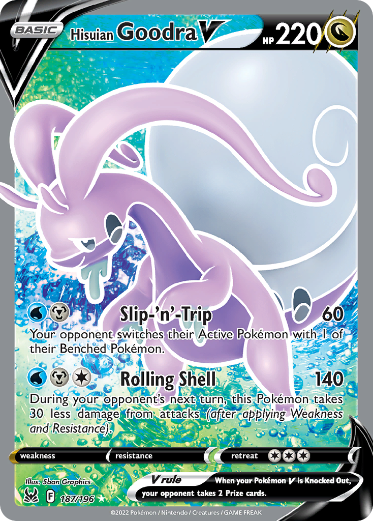 Hisuian Goodra V - 187/217 - EN Hisuian Goodra V - 187/217 - EN