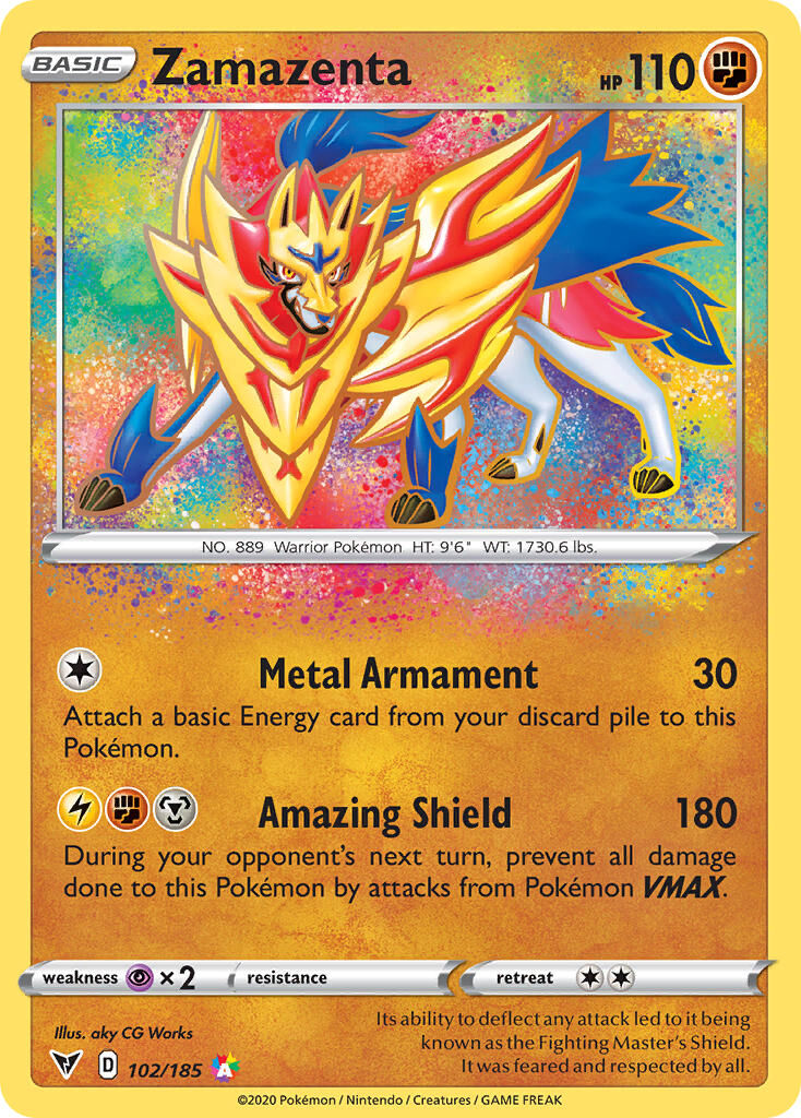 Zamazenta - 102/185 - EN Zamazenta - 102/185 - EN