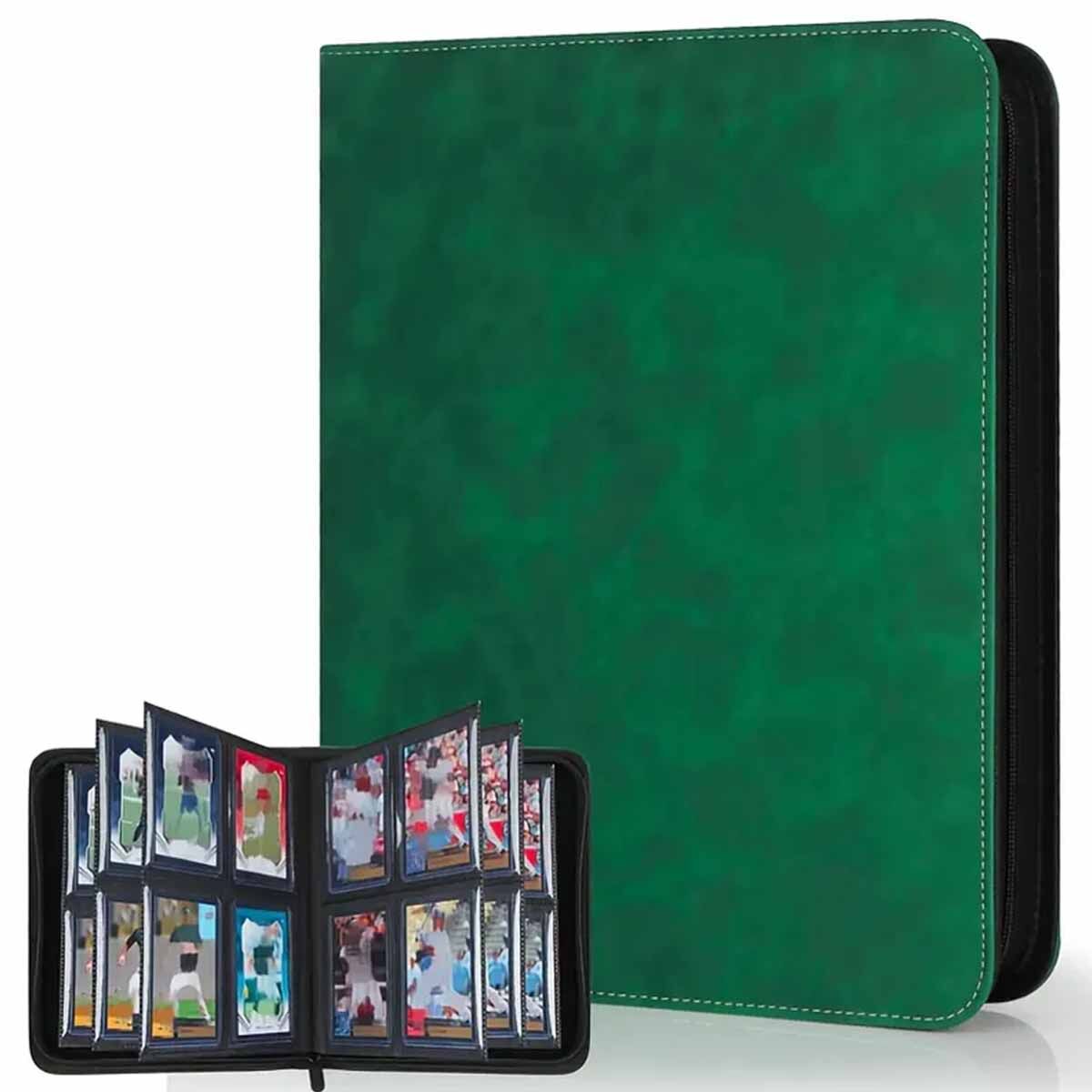 Toploader Binder Order Grün (4-Pocket)