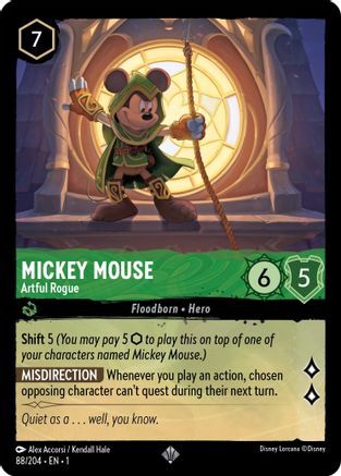 Mickey Mouse - Artful Rogue - 88/204 - EN