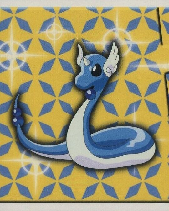 Dragonair - 163 - Merlin Sticker Series 1
