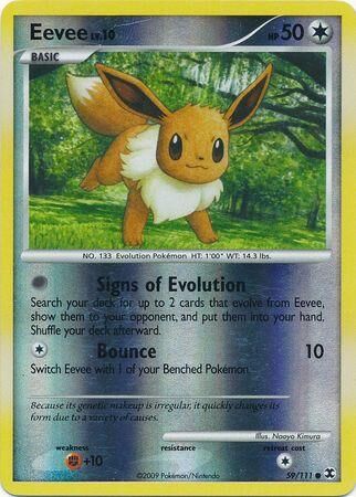 Eevee - 59/111 - Reverse Holo - EN Eevee - 59/111 - Reverse Holo - EN