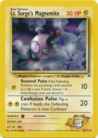 Lt. Surge’s Magnemite - 50/132 - Unlimited - EN
