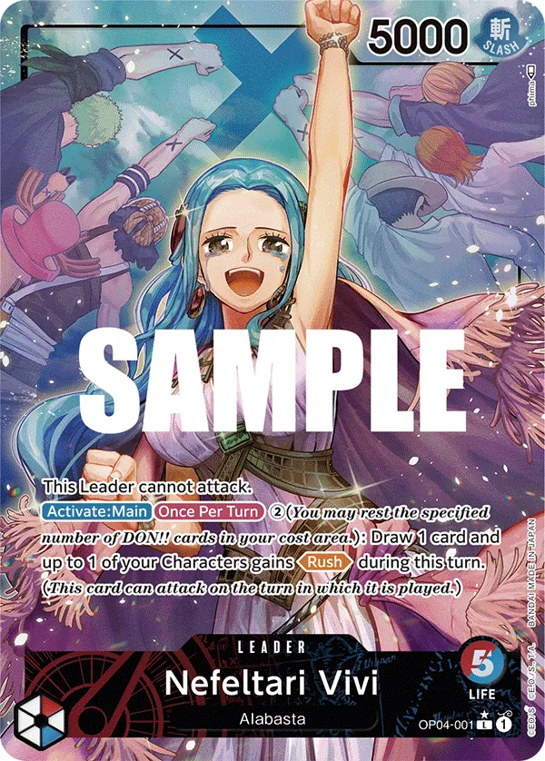 Nefeltari Vivi - OP04-001- Alternate Art Nefeltari Vivi - OP04-001- Alternate Art