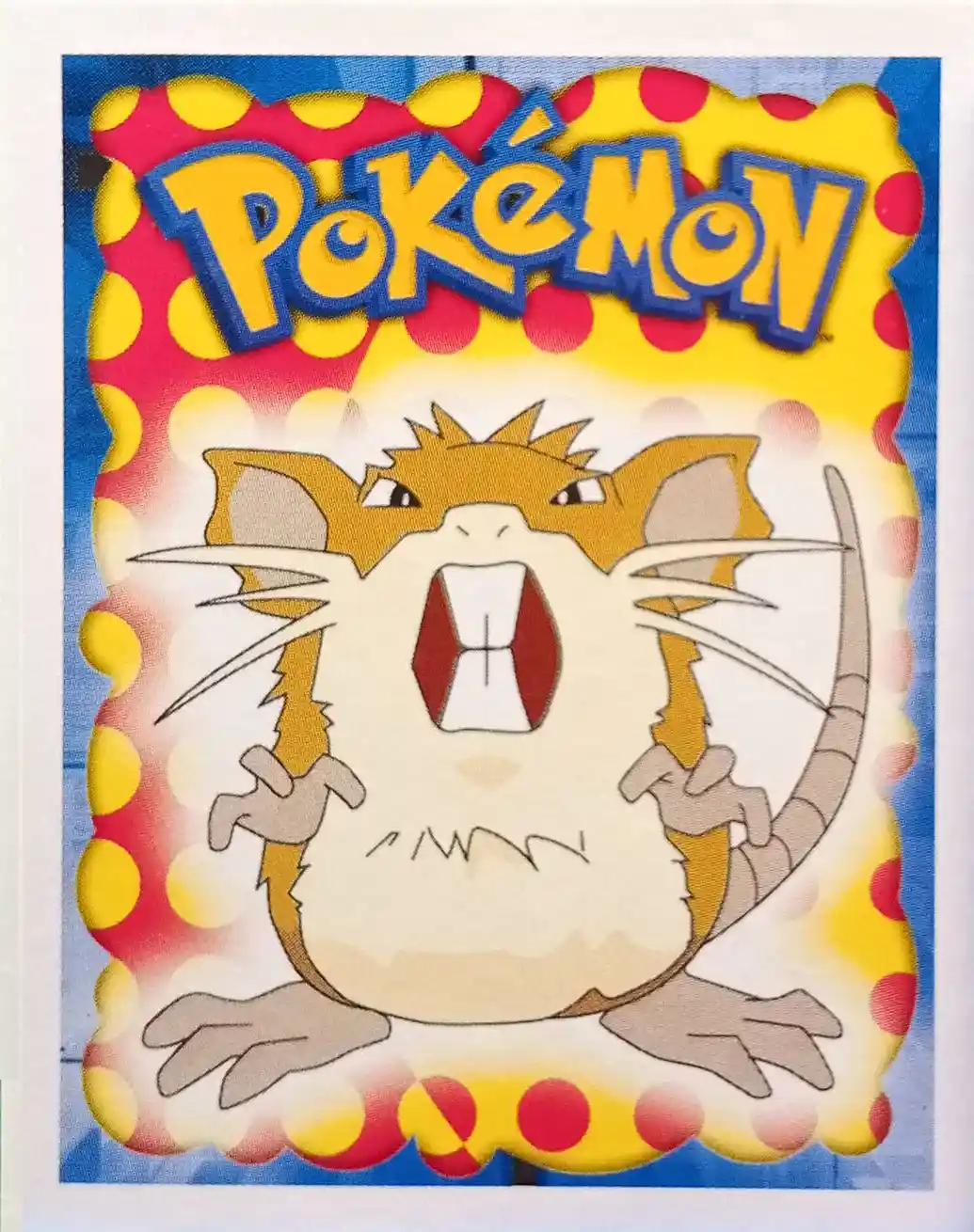 Raticate - 20 - Merlin Sticker Series 1