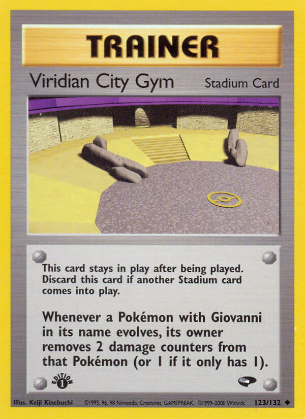 Viridian City Gym - 123/132 - EN Viridian City Gym - 123/132 - EN