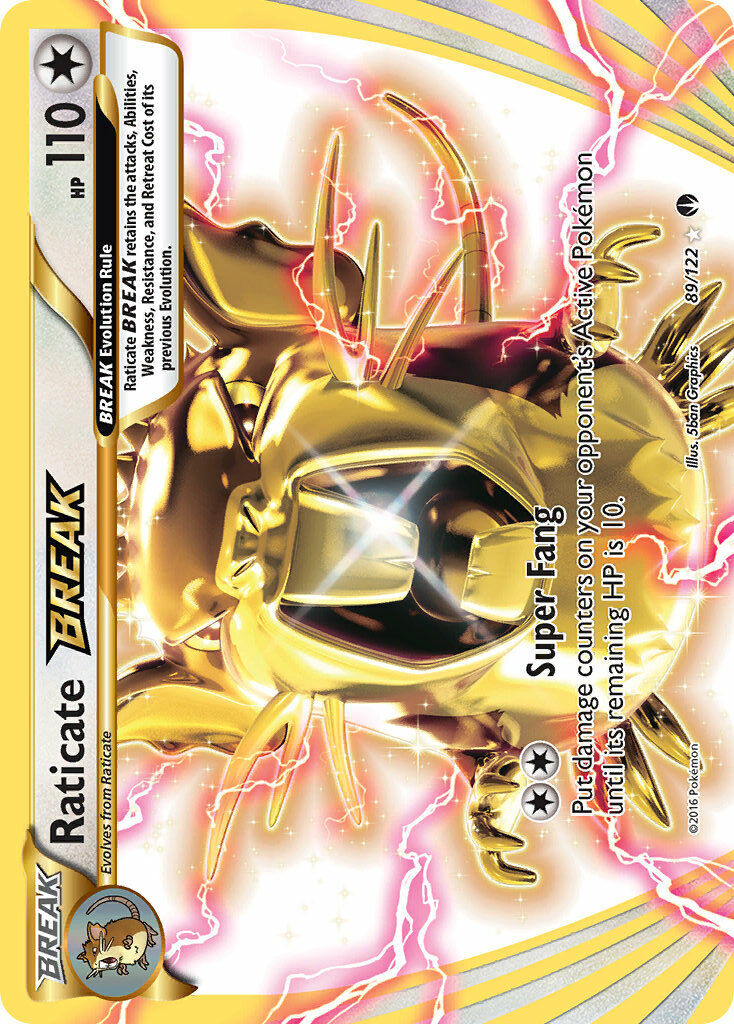 Raticate BREAK - 89/122 - EN