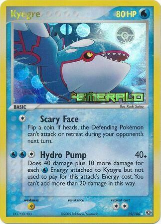 Kyogre - 15/106 - Reverse Holo - EN Kyogre - 15/106 - Reverse Holo - EN