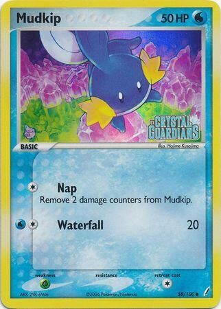 Mudkip - 58/100 - Reverse Holo - EN