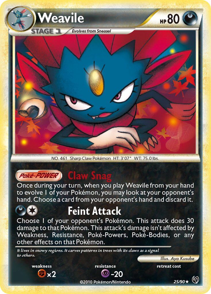 Weavile - 25/91 - EN Weavile - 25/91 - EN