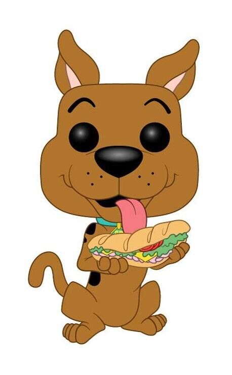 Scooby Doo POP! Animation Vinyl Figur Scooby Doo w/ Sandwich 9 cm Scooby Doo POP! Animation Vinyl Figur Scooby Doo w/ Sandwich 9 cm