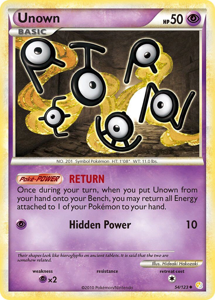 Unown - 54/123 - EN