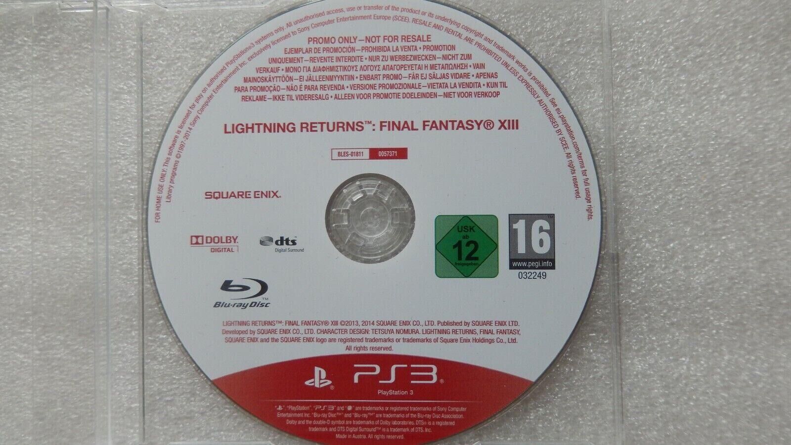 Lot PS3 / PS4 : FINAL FANTASY XIII (PS3) + FINAL FANTASY XV (PS4) - Square Enix