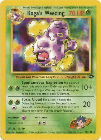 Koga’s Weezing - 50/132 - Unlimited - EN