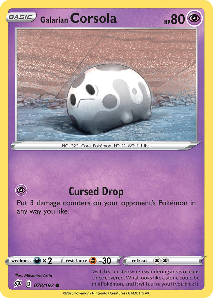 Galarian Corsola - 078/192 - EN