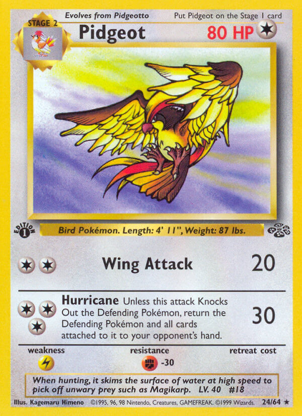 Pidgeot - 24/64 - 1st Edition - EN Pidgeot - 24/64 - 1st Edition - EN