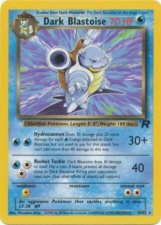 Dark Blastoise - 20/83 - Unlimited - EN Dark Blastoise - 20/83 - Unlimited - EN