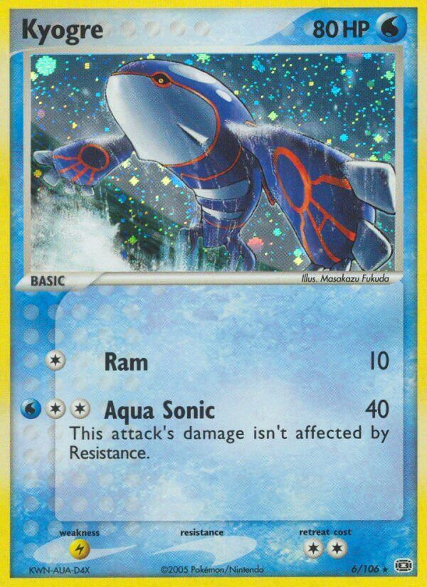Kyogre - 6/106 - EN Kyogre - 6/106 - EN