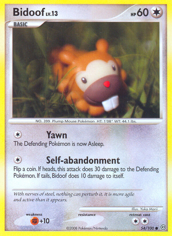 Bidoof - 54/100 - EN