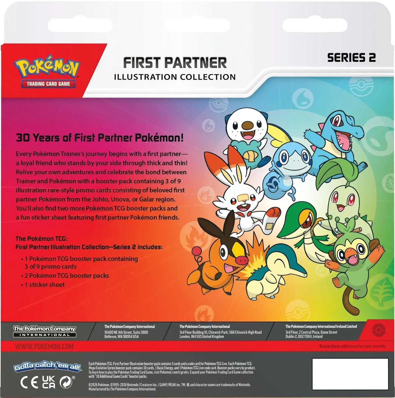 Pokémon TCG: First Partner Illustration Collection - Series 2 - EN