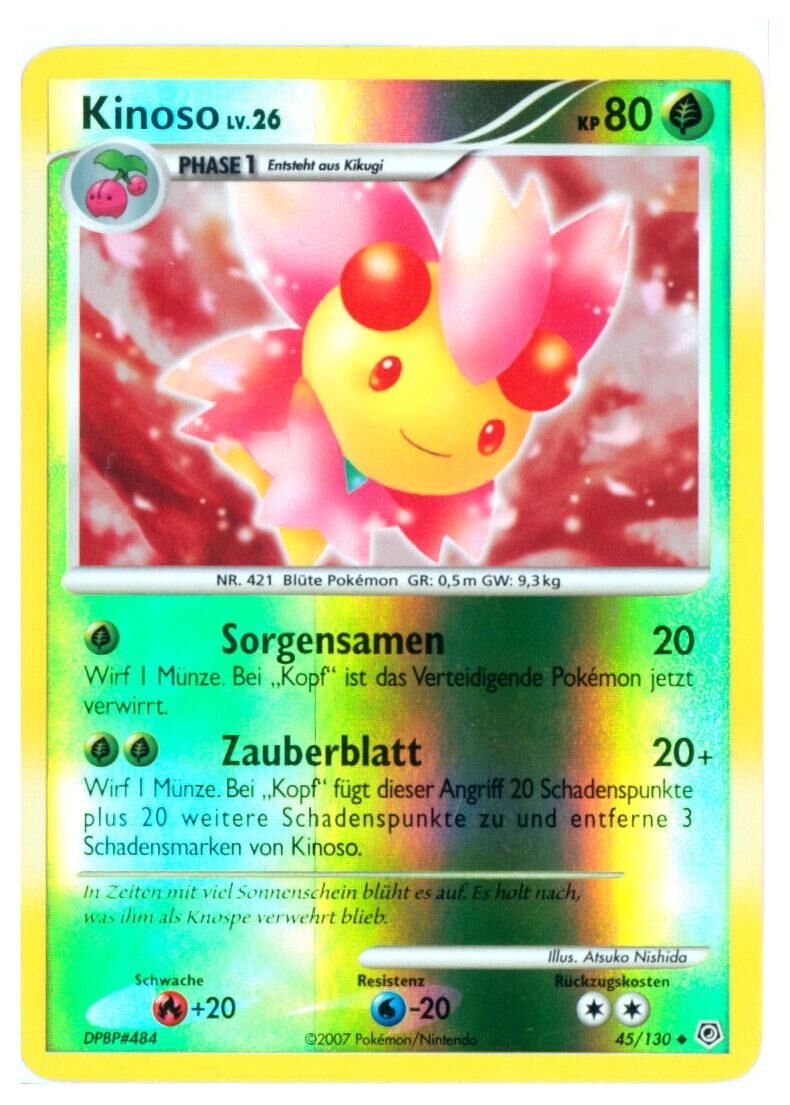kinoso-45-130-pokemon-tcg-near-mint-demachomei-31-130-pokemon-tcg-lightly-played-de-18149 Kinoso - 45/130 - Pokémon TCG - Near Mint - DE