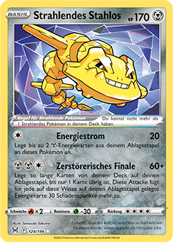 Strahlendes Stahlos - 124/196 - Pokémon TCG - Near Mint - DE