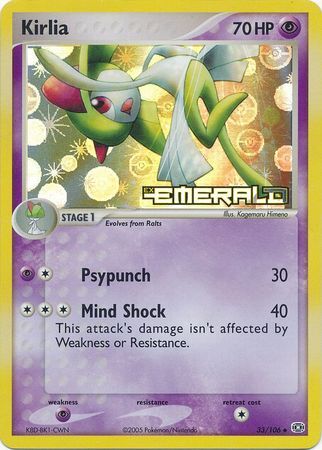 Kirlia - 33/106 - Reverse Holo - EN Kirlia - 33/106 - Reverse Holo - EN